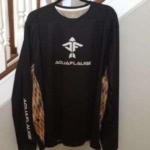 Aquaflauge Long Sleeve Performance Fishing shirt.